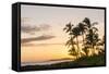 Sunset at Poipu Beach Kauai, Hawaii-Michael DeFreitas-Framed Stretched Canvas