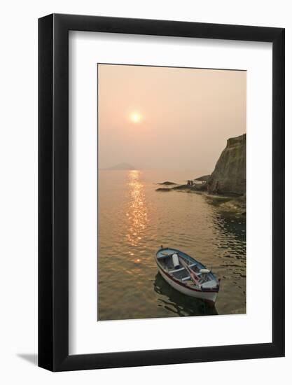 Sunset at Pollara, Sicily, Italy-Guido Cozzi-Framed Photographic Print