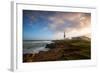 Sunset at Portland Bill in Dorset, England UK-Tracey Whitefoot-Framed Photographic Print