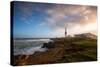 Sunset at Portland Bill in Dorset, England UK-Tracey Whitefoot-Stretched Canvas