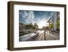 Sunset at Reichstag and River Spree, Berlin, Germany-Sabine Lubenow-Framed Photographic Print
