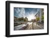 Sunset at Reichstag and River Spree, Berlin, Germany-Sabine Lubenow-Framed Photographic Print