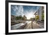 Sunset at Reichstag and River Spree, Berlin, Germany-Sabine Lubenow-Framed Photographic Print