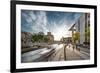 Sunset at Reichstag and River Spree, Berlin, Germany-Sabine Lubenow-Framed Photographic Print