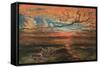 Sunset at Sea after a Storm-Francis Danby-Framed Stretched Canvas