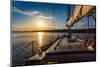 Sunset at Sea on aboard Yacht Sailing-Alan64-Mounted Photographic Print