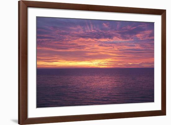 Sunset at Sea-Karyn Millet-Framed Photographic Print