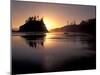 Sunset at Second Beach, Olympic National Park, Washington, USA-Jamie & Judy Wild-Mounted Premium Photographic Print