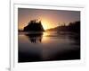 Sunset at Second Beach, Olympic National Park, Washington, USA-Jamie & Judy Wild-Framed Photographic Print