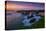 Sunset at Shark Tooth Cove, Santa Cruz California Coast-Vincent James-Stretched Canvas