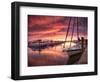 Sunset at Stuart Marina, Florida-Frances Gallogly-Framed Photographic Print
