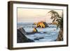 Sunset at Sunset Bay-Stan Hellmann-Framed Photo