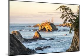 Sunset at Sunset Bay-Stan Hellmann-Mounted Photo