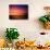 Sunset at the Beach. Blurred Panning Motion. Abstract-mervas-Photographic Print displayed on a wall