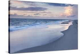 Sunset at the Beach of Kampen, Sylt Island, Schleswig Holstein, Germany, Europe-Markus Lange-Stretched Canvas