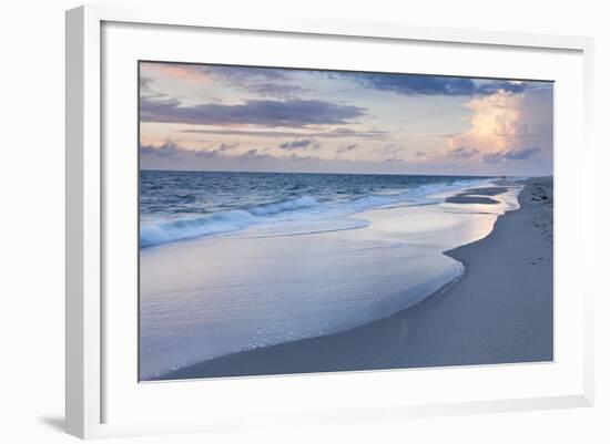 Sunset at the Beach of Kampen, Sylt Island, Schleswig Holstein, Germany, Europe-Markus Lange-Framed Photographic Print