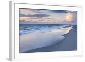 Sunset at the Beach of Kampen, Sylt Island, Schleswig Holstein, Germany, Europe-Markus Lange-Framed Photographic Print