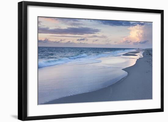 Sunset at the Beach of Kampen, Sylt Island, Schleswig Holstein, Germany, Europe-Markus Lange-Framed Photographic Print