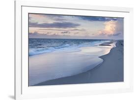 Sunset at the Beach of Kampen, Sylt Island, Schleswig Holstein, Germany, Europe-Markus Lange-Framed Photographic Print