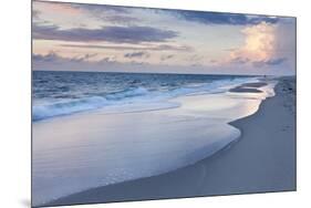 Sunset at the Beach of Kampen, Sylt Island, Schleswig Holstein, Germany, Europe-Markus Lange-Mounted Photographic Print