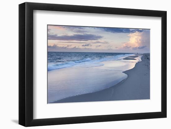 Sunset at the Beach of Kampen, Sylt Island, Schleswig Holstein, Germany, Europe-Markus Lange-Framed Photographic Print