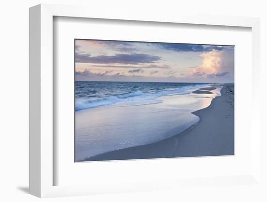 Sunset at the Beach of Kampen, Sylt Island, Schleswig Holstein, Germany, Europe-Markus Lange-Framed Photographic Print