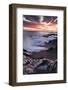 Sunset at the Beach Puerto De La Pena Ajuy, Fuerteventura, Canary Islands, Spain, Atlantic, Europe-Markus Lange-Framed Photographic Print