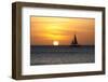 Sunset at the Beach-alex_bendea-Framed Photographic Print