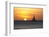 Sunset at the Beach-alex_bendea-Framed Photographic Print