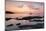 Sunset at the Coast Near Centuri Port, Corsica, France, Mediterranean, Europe-Markus Lange-Mounted Photographic Print