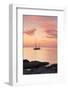 Sunset at the Coast Near Centuri Port, Corsica, France, Mediterranean, Europe-Markus Lange-Framed Premium Photographic Print