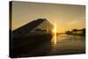 Sunset at the Dockland-cooleisbaer-Stretched Canvas