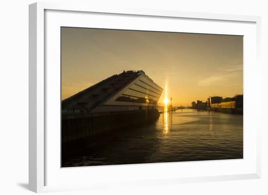 Sunset at the Dockland-cooleisbaer-Framed Photographic Print