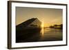 Sunset at the Dockland-cooleisbaer-Framed Photographic Print