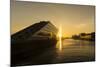 Sunset at the Dockland-cooleisbaer-Mounted Photographic Print