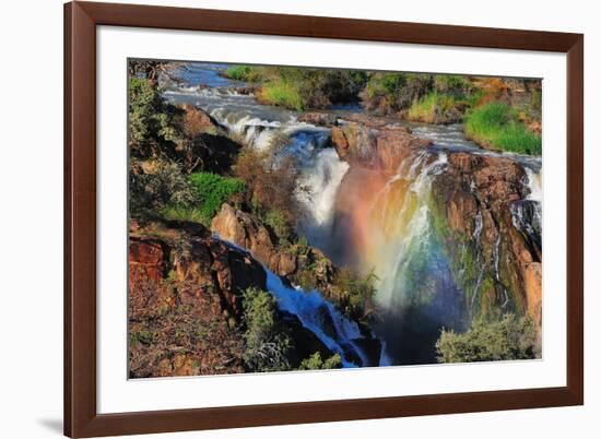 Sunset at the Epupa Waterfall, Namibia-Grobler du Preez-Framed Photographic Print