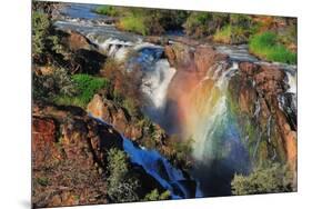 Sunset at the Epupa Waterfall, Namibia-Grobler du Preez-Mounted Photographic Print