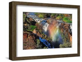 Sunset at the Epupa Waterfall, Namibia-Grobler du Preez-Framed Photographic Print