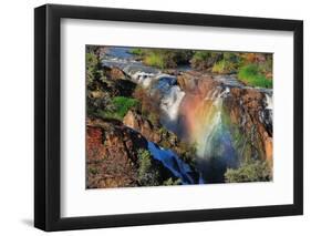 Sunset at the Epupa Waterfall, Namibia-Grobler du Preez-Framed Photographic Print