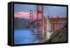 Sunset at The Gate, Golden Gate Bridge, San Francisco-Vincent James-Framed Stretched Canvas