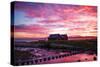 Sunset at the Isle of Arran, Firth of Clyde, Scotland, UK-Nadia Isakova-Stretched Canvas