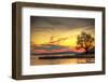 Sunset at the Lake in Ireland-Patryk Kosmider-Framed Photographic Print