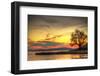 Sunset at the Lake in Ireland-Patryk Kosmider-Framed Photographic Print