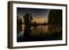 Sunset at the Northern of Deer Point Lake in Bay County, Florida, United States-Terry Kelly-Framed Photographic Print