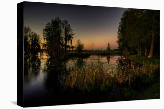Sunset at the Northern of Deer Point Lake in Bay County, Florida, United States-Terry Kelly-Stretched Canvas
