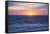 Sunset at the Ocean, Gleneden Beach State Wayside, Oregon, USA-Jamie & Judy Wild-Framed Stretched Canvas