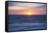 Sunset at the Ocean, Gleneden Beach State Wayside, Oregon, USA-Jamie & Judy Wild-Framed Stretched Canvas