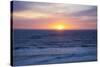 Sunset at the Ocean, Gleneden Beach State Wayside, Oregon, USA-Jamie & Judy Wild-Stretched Canvas