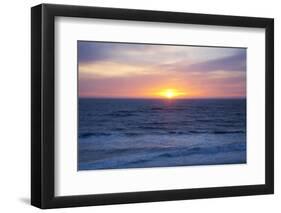 Sunset at the Ocean, Gleneden Beach State Wayside, Oregon, USA-Jamie & Judy Wild-Framed Premium Photographic Print