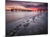 Sunset at the Pier on St. Simon Island, Georgia-Frances Gallogly-Mounted Photographic Print